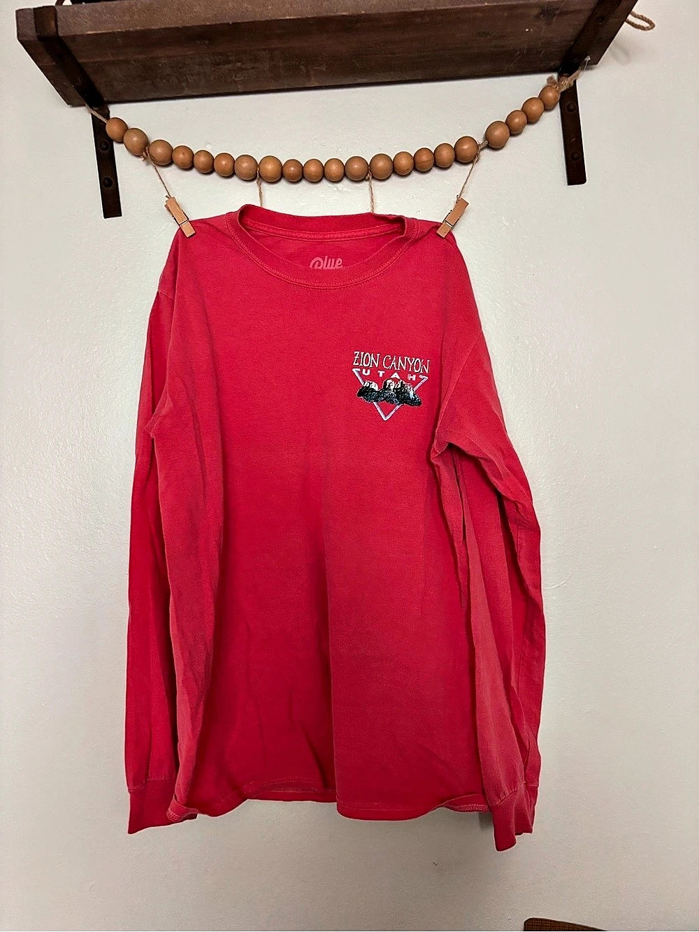 Blue 84 Zion National Park Long Sleeve T-Shirt Graphic Size Small